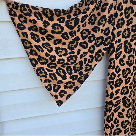 Simply Southern Women's Animal Cheetah Print Kimono Cover Up Cardigan Sz XS-S-M - Picture 3 of 7